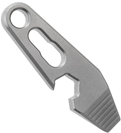 EDC Pry Bar, Titanium Keychain Multi Tool with Bottle Opener & Flathead Screwdriver for Outdoor Camping & Adventure, Pry Bar EDC, EDC Tool, Box Opener, Gerber