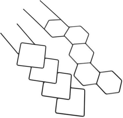 HANABASS 2-teilige Pflanzenstütze Aus Metall für Topfpflanzen Rankhilfe Rankgitter Rankhilfe Rankhilfe Rankhilfe Rankhilfe
