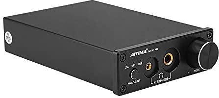 8KLANMMQ Amplificador de auriculares portátil Ess9018k2m Adaptador digital a alog, decodificador de audio estéreo, amplificador óptico coaxial