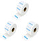 Feisate Halskrause Friseur 3 Rollen 300 Blatt, Friseur Halskrause Papier, Friseur Kreppband Hals, Hals Papier Friseur, Weiß