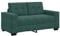 vidaXL Zweisitzer-Sofa Dunkelgrün 120 cm Samt