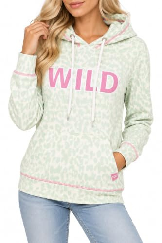 Zwillingsherz Damen Pullover Hoodie Sweatshirt Pulli Hoody mit Kapuze Damenbekleidung Herbst Übergangspullover Moin Hoodie Kapuzenpullover Wintermode Frauen