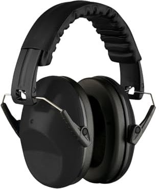 Kids Ear Defenders - 26db SNR Ear Defenders - Sound Blocking Earmuffs Autism - Noise Cancelling Headphones Toddlers (Black)