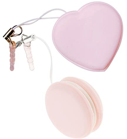 ERINGOGO 2pièces Lingettes Nettoyantes Pour Écrans Électroniques Multifonctions Chiffon Doux Pour Lunettes Et Appareils Mobiles Avec Porte-clés Design Cœur Rose Urgence Nettoyage Délicat