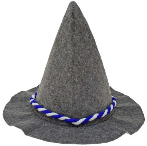 Krüger & Gregoriades Seppel Hut mit Kordel blau-weiß