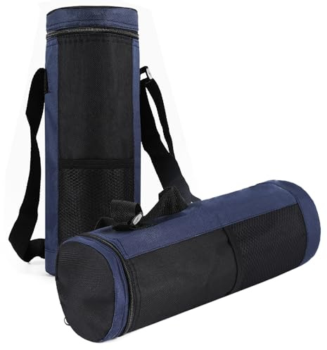 2 bolsas para botellas de 2 l, impermeable, aislante, bolsa térmica Oxford, bolsa térmica con correa ajustable