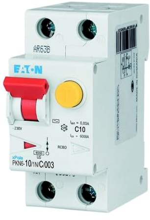 Interruttore Magnetotermico Differenziale 1P+N 10A 30mA (0,03A) Classe AC – 2 Moduli – Potere Interruzione 6kA – Salvavita + Magnetotermico – LEMAG SRL