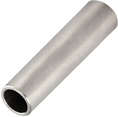 OPIOL QUALITY® Distanzhülsen M7/M8 (Ø Innen: 8 mm; Ø Außen: 10 mm; Länge: 50 mm) aus Edelstahl A2, Rohr geschweißt (2 Stück) Madenschrauben Abstandshülsen Distanzbuchsen Aluhülse Abstandsbuchsen