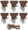 6PCS 20LED Bottle Cork Light, Solar String Lights Wasserdichte Weinflasche Cork Lampe für Hochzeitsfeier Dekoration für Weinflaschen, Glasflaschen, Soda-Flaschen, Bierflaschen