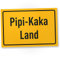 DankeDir! Pipi Kaka Land - 30 x 20 cm Schild - Toilettenschild Kloschild WC Schild zum aufhängen Klo Schild Toilette lustig - Gäste WC Wand Türschild witzig Gästetoilette Herren Deko