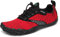 SAGUARO Barfußschuhe Herren Damen Barfussschuhe Traillaufschuhe Zehen Training Fitnessschuhe Outdoor Barfuss Wanderschuhe Atmungsaktiv Schnell Trocknend Badeschuhe, Purpurrot, 43 EU