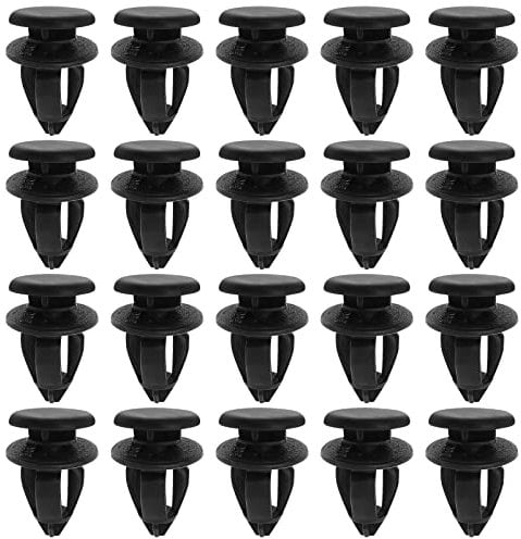 OTOTEC 20PCS Car Side Door Card & Trim Panel Clips 93160780 Compatible with Vivaro Automotive Retainer Clips Replacement Parts Black Plastic