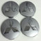 Pack of 4 Hub Caps für Mitsubishi ASX Ralliart Outlander Lancer Pajero 80mm, Car Wheel Centre Caps Alloy Wheel Rim Caps Hub Cap für Wheel Caps, Car Decoration Badge Accessories