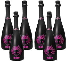 Mood Wine – Prosecco Doc Vino Rose Spumante Luminoso – Ideale per Feste e Aperitivo – Made in Italy - Mood Rose CASSA da 6 Bottiglie da 750ml