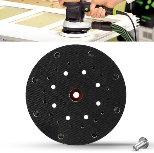 Disco lijador de 150 mm, plato lijador de 150 mm Compatible RO1 RO2E RO150E ES150 ET2 ETS150 LEX150LET WTS 150 Rotex Disco lijador blando lijadora orbital aleatoria