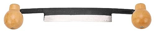 Maquinilla de Afeitar para Carpintería, Hoja de Acero de Tungsteno, Maquinilla de Afeitar, Herramienta Manual para Descortezar, con Doble de Madera Antideslizante, Cuchillo de