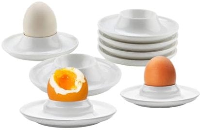 8 Pcs Egg Cups, Egg Cup, Plastic Egg Cups, Cutter Kitchen Egg Opener Tool Egg Cracker Remover Egg Shell Separator Remover for Boiled Eggs, for Hard Soft Boiled Eggs Microwave and Dishwasher Safe 