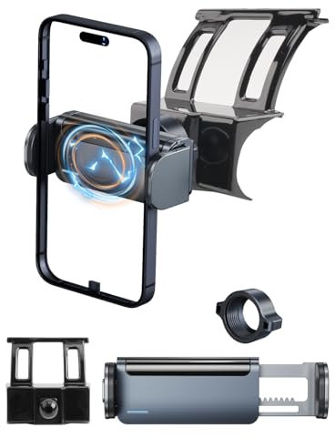 YEE PIN Supporto per cellulare compatibile con Toyota RAV4 2019-2024, rotazione a 360°, blocco automatico, compatibile con smartphone da 4 a 7 pollici, Toyota RAV4 accessori per auto