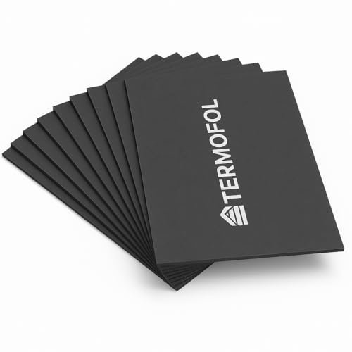 Dämmplatte 12mm XPS Unterlage für Fußbodenheizung & Vinyl Schaumstoff-Dämmplatten, Bodenunterlage Fußbodenheizung, Fliesen, Laminatunterlage, thermische extrudierte TERMOFOL (10)