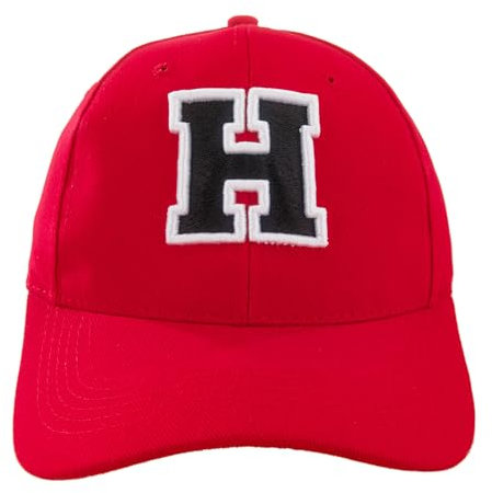 Unisex Jungen MŠdchen MŸtze Baseball Rot Cap Marineblau Hut Kinder Kappe Alphabet A-Z Gestickt in der EU (H)