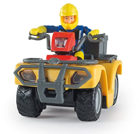 Simba - Feuerwehrmann Sam – Quad Merkur – 8 Zubehörteile + 1 Figur inklusive – 109257657038