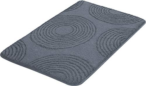Kleine Wolke Badteppich Cosima, Anthrazit 60x 90 cm grau, 4004478293250