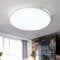 Natsen 96W LED Deckenleuchte runde Deckenlampe Ø50x5cm, voll dimmbar Leuchte für Wohnzimmer Schlafzimmer Arbeitszimmer Küche Büro (Weiß)