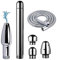 New Nozzle Clean Shower Head,2 Shower Heads 3 Aluminum Cleaner Flushing Cleansing System (Silver)