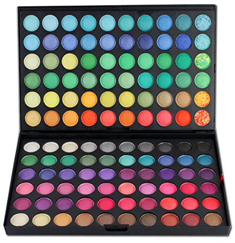 120 Colori Palette Ombretti Professionali Palette Make Up - Trucchi Ombretti Palette Donna Tavolozza Makeup Trucco Occhi, Matte Shimmer Tavolozza di ombretti per l'uso profi e quotidiano