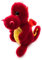 Onwomania Plüschtier Stofftier Kuscheltier Fabelwesen Feuerdrache Drache rot Rot