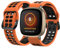BrynnShop Silikon Armbänder Kompatibel mit Fitbit Versa/Versa 2/Versa Lite Armband Fitbit Versa 3 /Sense Armband Für Herren Damen Sport Weiche Wasserdicht Ersatzband mit (Orange,Versa 3 /Sense)