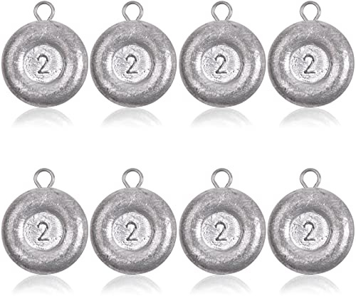 Fishing Weights No Roll Disc Sinkers Bottom Fishing Weights Sinkers