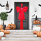 YODEN Nœud de Porte de Noël, décoration de Porte d'entrée de Noël, Double nœuds avec décoration en Strass, Mariage, fête, Noël, fête prénatale, décorations de Porte de Noël (Rouge)
