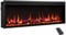 BALDERIA Atalanta 60 Elektrokamin - Elektrischer Einbaukamin mit Heizung 1000/2000 W, realistischer 3D-Flammeneffekt, integrierte Knisterfunktion, Fernbedienung, Timer, Thermostat - Schwarz