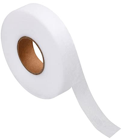 Vesaneae 2CM*50M Nastro Adesivo in Tessuto, Nastro Termoadesivo, Ferro su Nastro Adesivo Tessuto, Tessuto Orlo Rapido Adesivo, Nastro per Orlo, Termoadesivo per Tessuti per Orli, Vestiti, Tende, Jeans