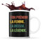 Planetee Mug prénom personnalisable Effet Vintage Femme Déesse Légende | Tasse personnalisée humour fun et drôle pour idée cadeau originale