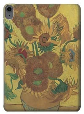 Innovedesire Vangogh Vase Fifteen Sunflowers Tablet Case Cover For iPad Air (2022,2020, 4th, 5th), iPad Pro 11 (2022, 6th)