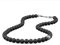 GAVU Collier Surfeur Homme, Collier Pierre de Lave, Collier Fleur de Lis, Collier Acier Inoxydable Homme, 50cm