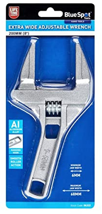 Blue Spot Tools - 200mm (8) Extra Wide Adjustable Wrench
