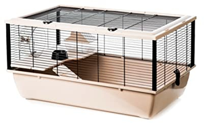 Großer Hamsterkäfig für Nagetiere ca. 80 cm Hochwertig mit Holz Zubehör Nagerkäfig Haustier Kleintier