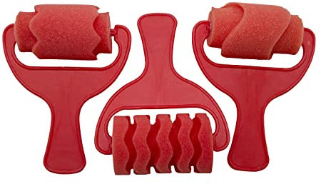 EDUPLAY Musterroller 3er Set rot
