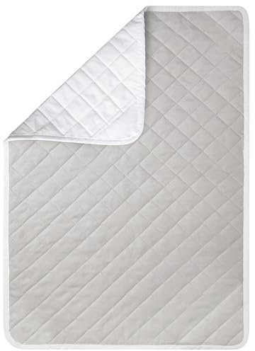 HOLDN’ STORAGE Ironing mat, Magnetic Laundry mat, 28.5” x 17.5”, Gray, Quilted, Washer and Dryer Cover, Ironing pad