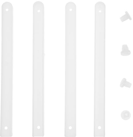 DOITOOL 8 Stück Schubladenführungen Schubladenschienen Schrankführungsschiene Soft-Close-Schubladenführungs-Ersatzset