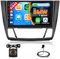 HiFi+64G Autoradio Android für BMW Serie 1 E88 E82 E81 E87 2008-2012 mit Wireless Carplay Android Auto, 9 Zoll Bildschirm Autoradio mit Navi HiFi Bluetooth FM/RDS SWC Rückfahrkam