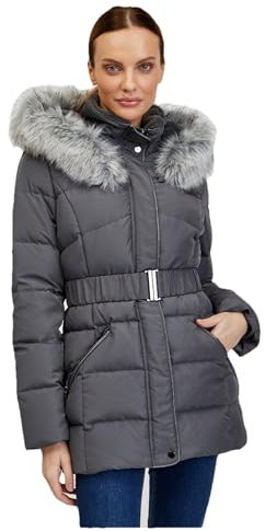 ORSAY Dunkelgraue Damen-Winter-Steppjacke mit Gürtel Trendige Trenchcoats | Klassische Eleganz für regnerische Tage | Schütze dich vor dem Wetter mit einem Trenchcoat von | Damenmode online |
