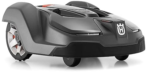 Robot Tagliaerba Husqvarna Automower 450X Nera (versione cavo perimetrale) per prati fino a 5000m² | Gestito da app, Serie X-line completamente automatica, NON include cavo e picchetti perimetrali