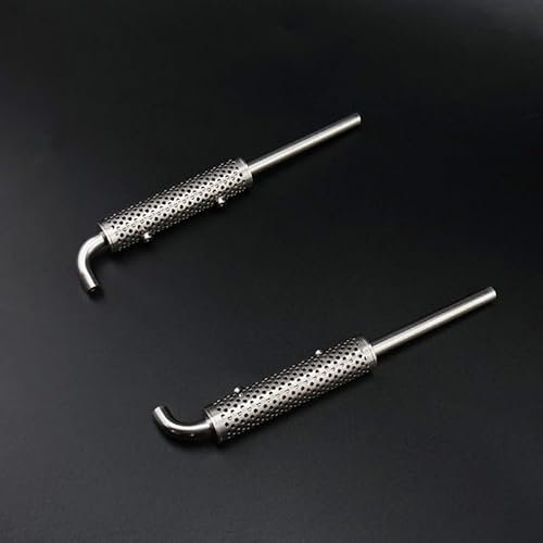 LESU Metall Auspuffrohr Schornstein 1 Paar Für 1/14 RC DIY Tamiyay Auto LKW Modell