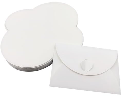 WYAN 50 Stück Mini Herz Briefumschläge,Kraftpapier-Liebesschnallenumschläge,Kraftpapier Umschläge, für Diy Weihnachtsgeschenkkarten Einladungen Dankeskarten(Beige)