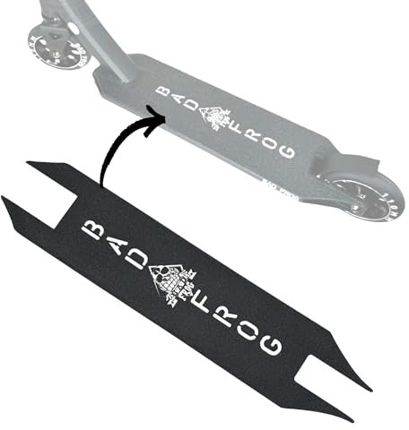 Bad Frog/Bewegt Stunt-Scooter Trick I Tret I Park I Roller I Ersatzteil I Sparepart (Griptape 50cm Zugeschnitten Schwarz)