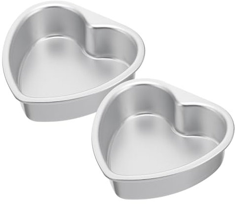 COLLBATH 2stücke Herz Kuchenform Mit Abnehmbarem Boden Backform Für Muffins Und Torten Für Backen Und Dekorieren Von Süßen Leckereien